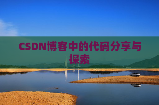 CSDN博客中的代码分享与探索